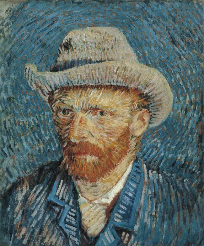 Self Portrait with Felt Hat Vincent van Gogh