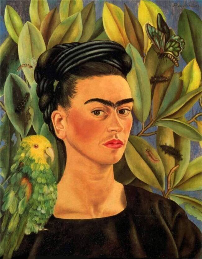 Self-Portrait with Bonito Frida Kahlo