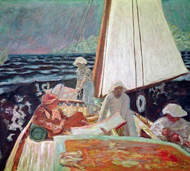 Signac and his Friends Sailing Pierre Bonnard