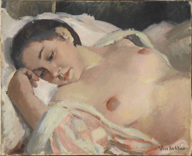Sleeping nude Vera Rockline