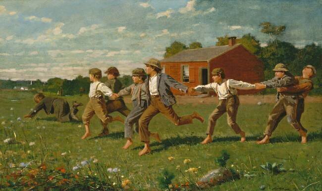 Snap the Whip Winslow Homer
