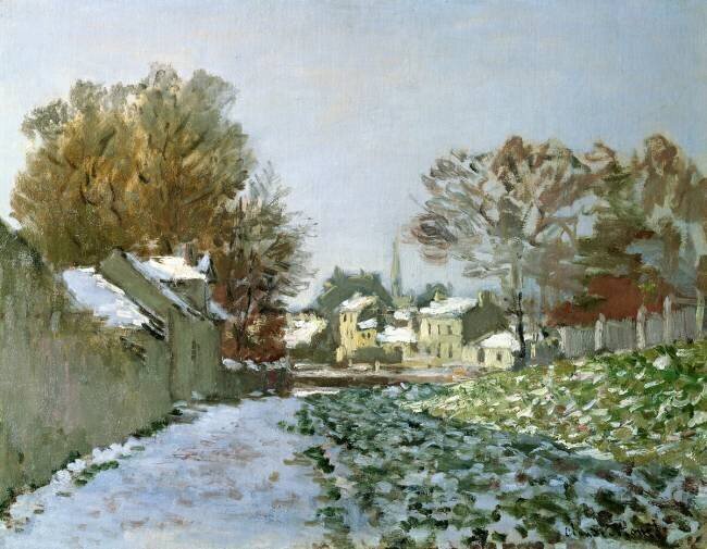 Snow at Argenteuil Claude Monet