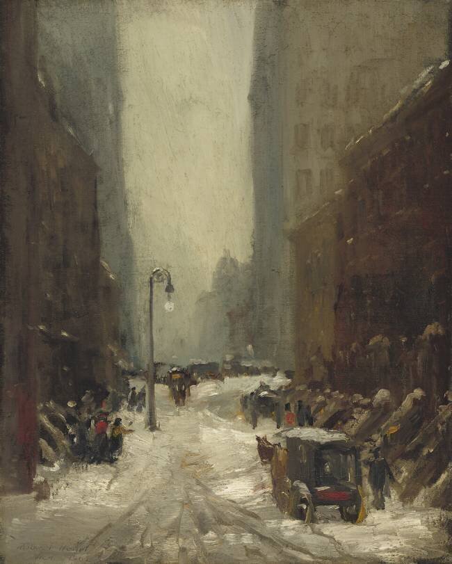 Snow in New York Robert Cozad Henri
