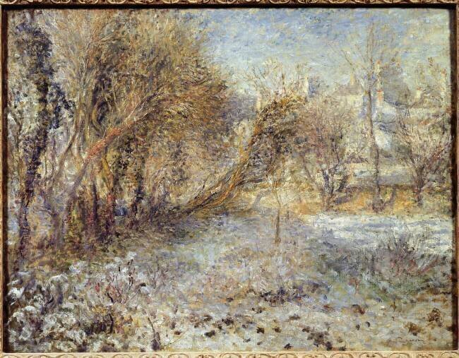 Snowy Landscape Auguste Renoir