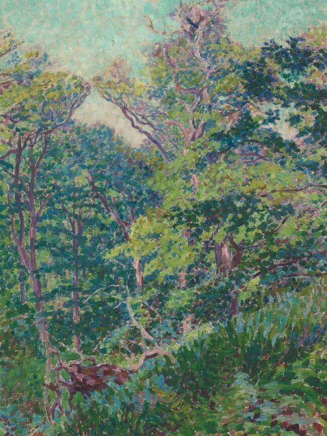 Soleil dans les arbres Georges Lacombe