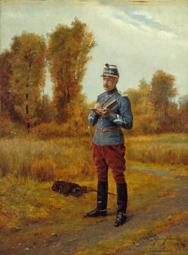Sous-officier de hussards Etienne Prosper Berne-Bellecour