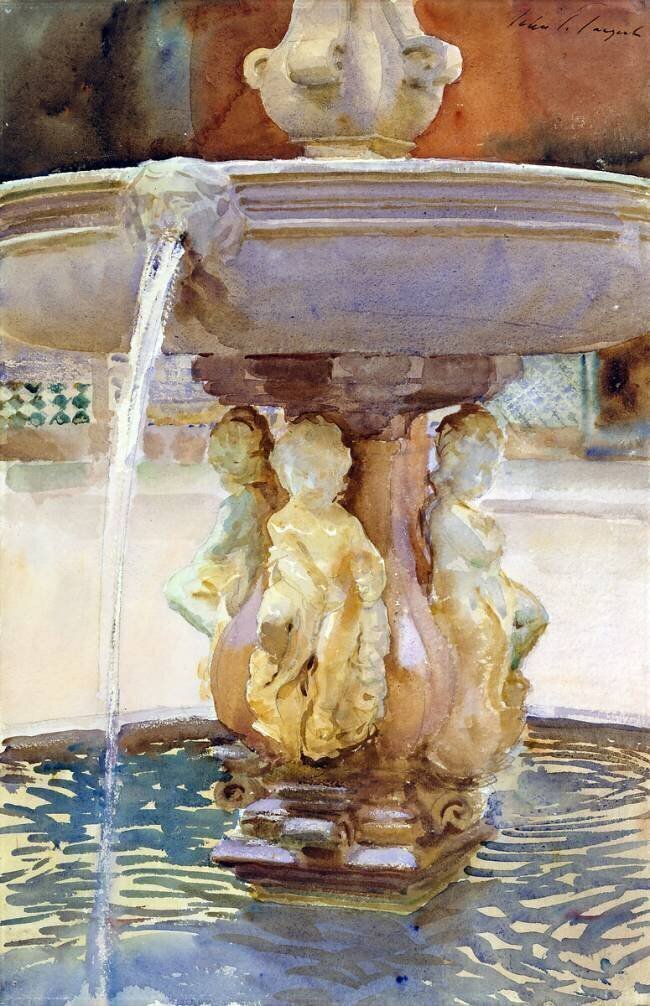 Spanish Fountain John Singer Sargent