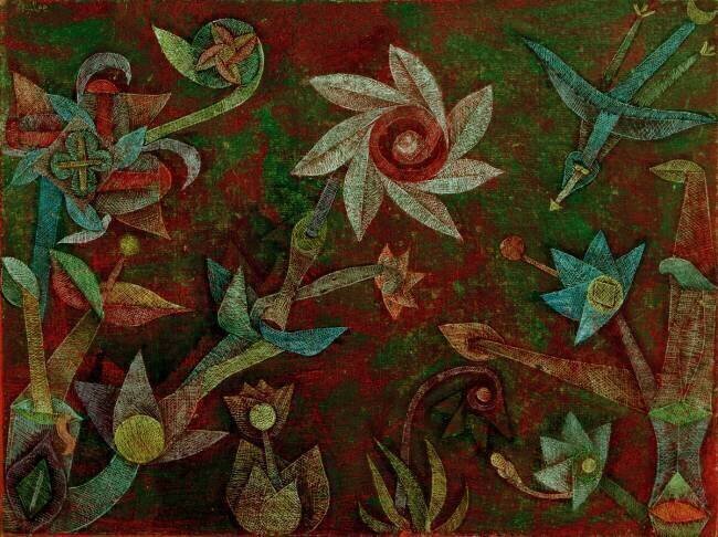 Spiral Flowers Paul Klee