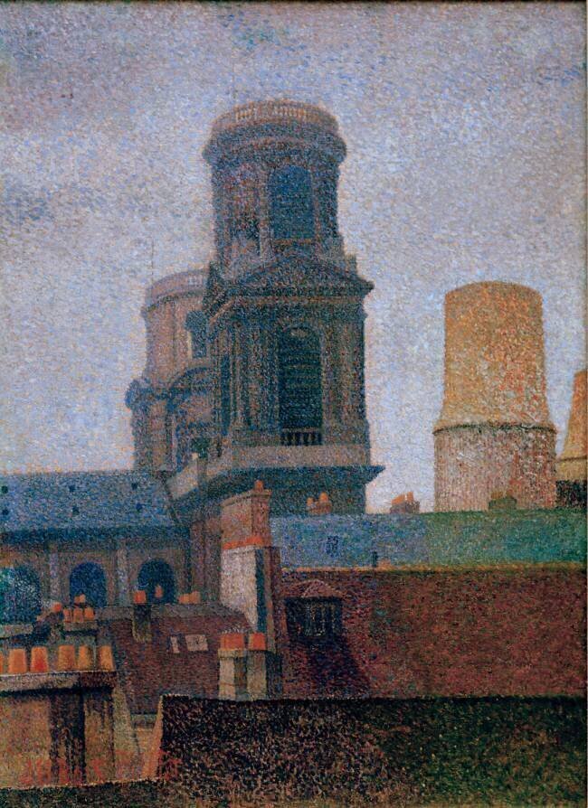 Spires of Saint-Sulpice Albert Dubois-Pillet