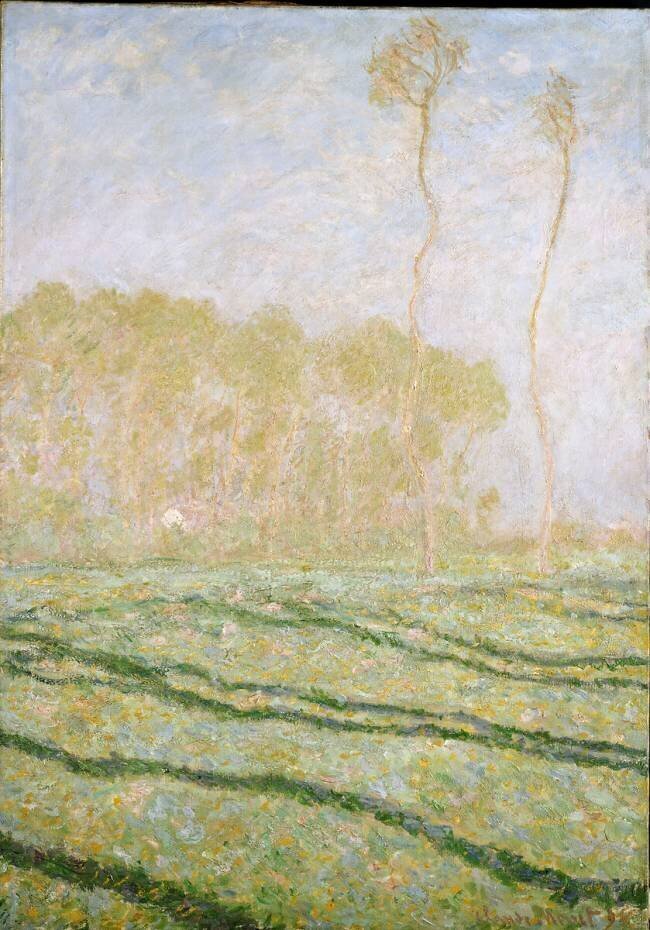 Spring Countryside at Giverny Claude Monet