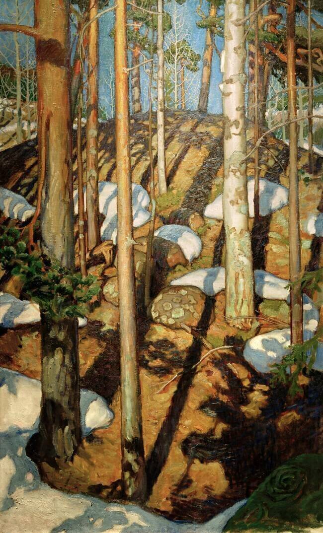 Spring in Kalela Akseli Gallen-Kallela