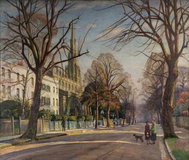 Spring in the Suburbs Francis Dodd