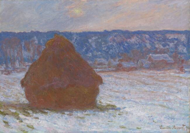 Stack of Wheat Claude Monet