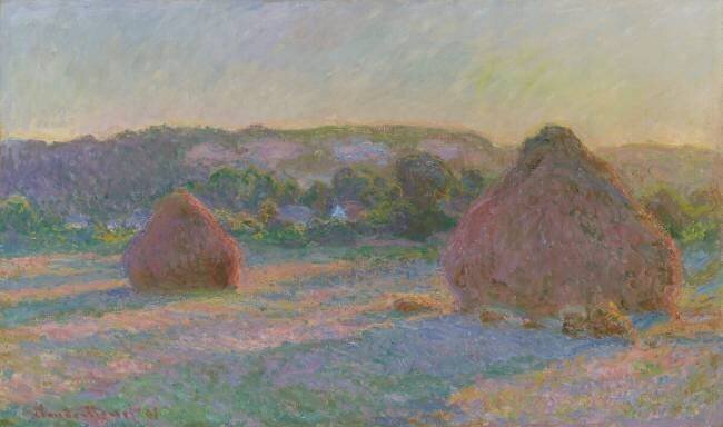 Stacks of Wheat Claude Monet