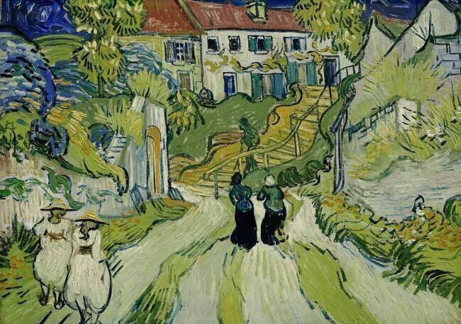 Stairs at Auvers Vincent van Gogh