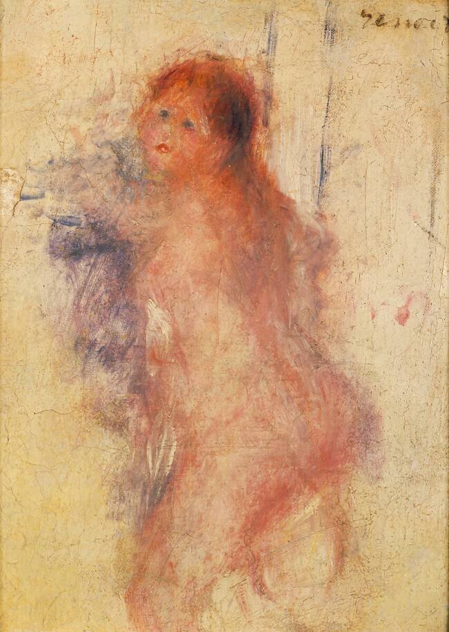 Standing Nude Woman Auguste Renoir