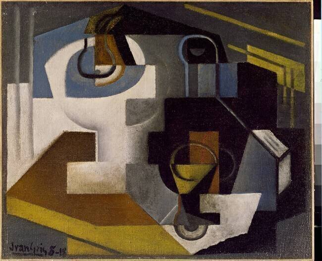 Still Life with a fruits bowl Juan Gris
