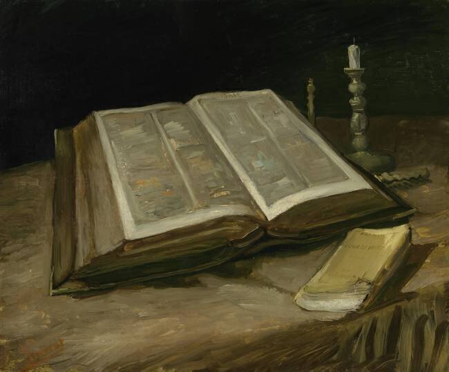 Still Life with Bible Vincent van Gogh