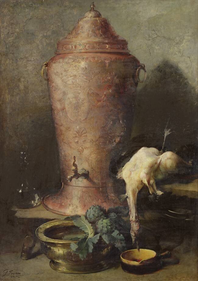 Still life with fountain Guillaume Fouace