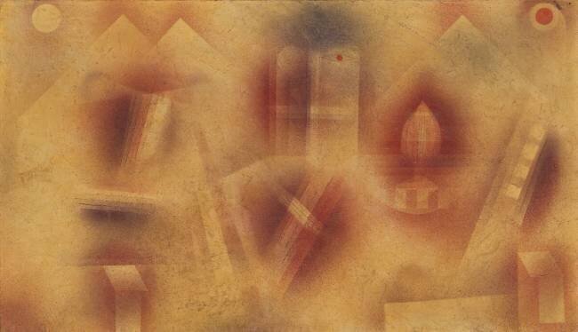 Still life with fragments Paul Klee