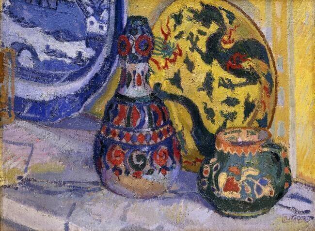 Still Life with Oriental Figures Spencer Frederick Gore