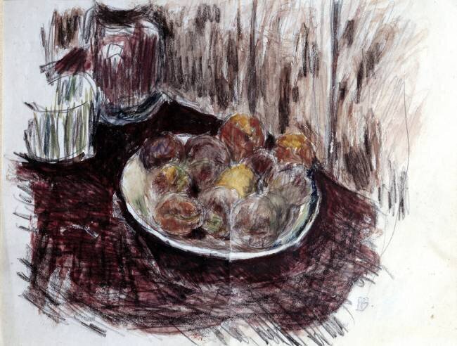 Still Life with Peches Pierre Bonnard