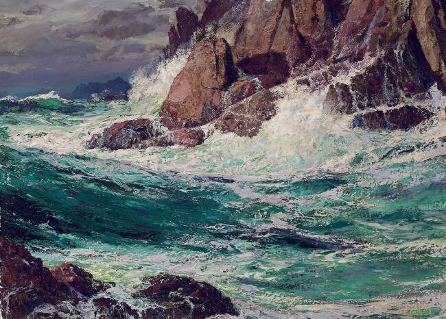 Stormy Seas Edward Henry Potthast