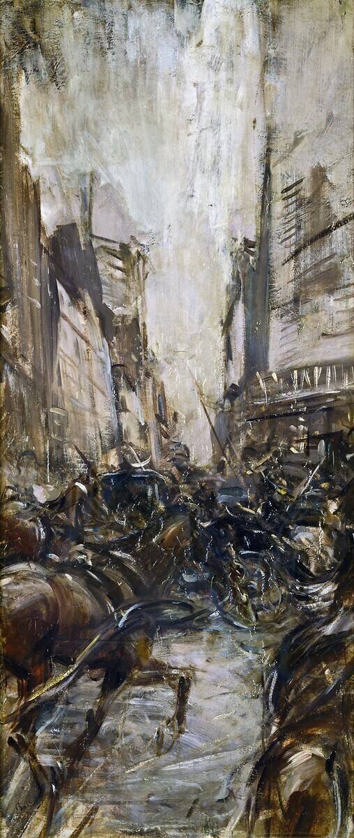Street in Paris Giovanni Boldini