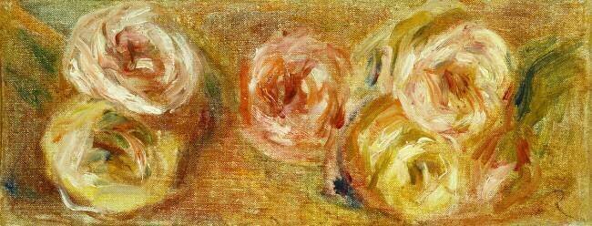 Strewn Roses Auguste Renoir