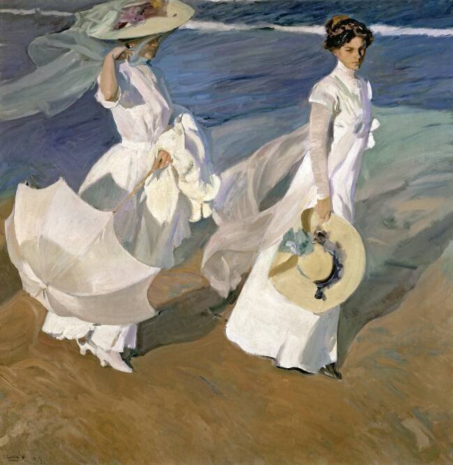 Strolling along the Seashore Joaquin Sorolla y Bastida