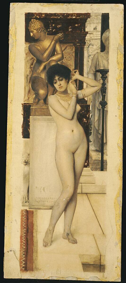Study for 'Allegory of Sculpture Gustav Klimt