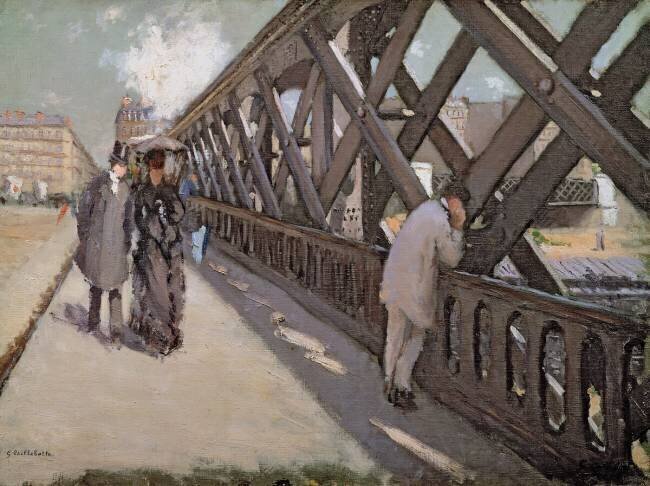 Study for Le Pont de l'Europe Gustave Caillebotte