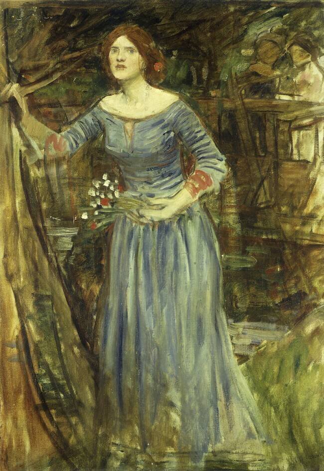 Study for Ophelia John William Waterhouse