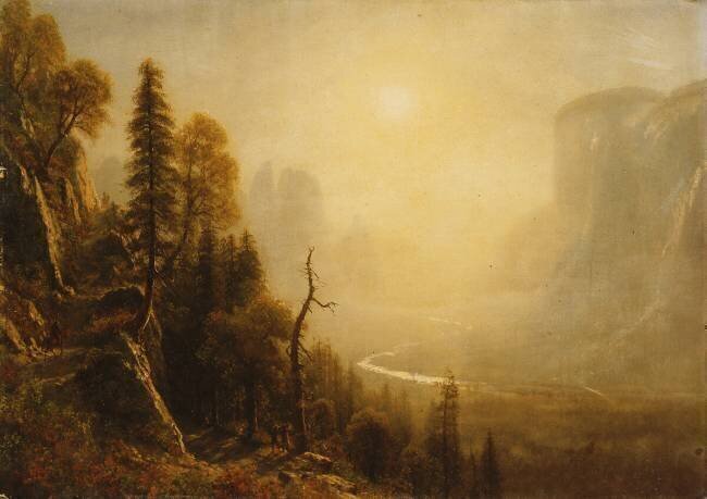 Study for Yosemite Valley Albert Bierstadt