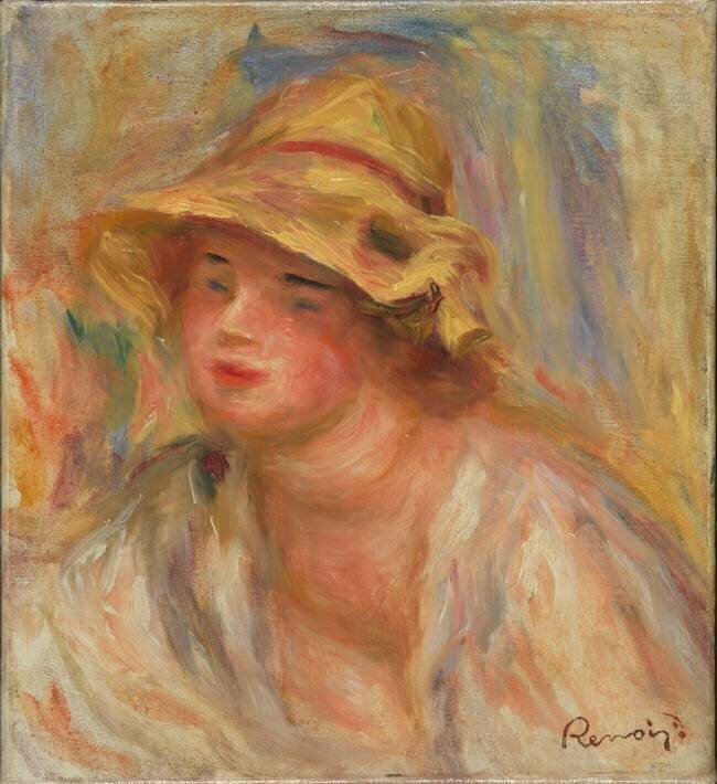 Study of a Girl Auguste Renoir