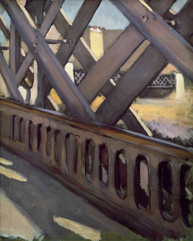 Study of Le Pont de l'Europe Gustave Caillebotte
