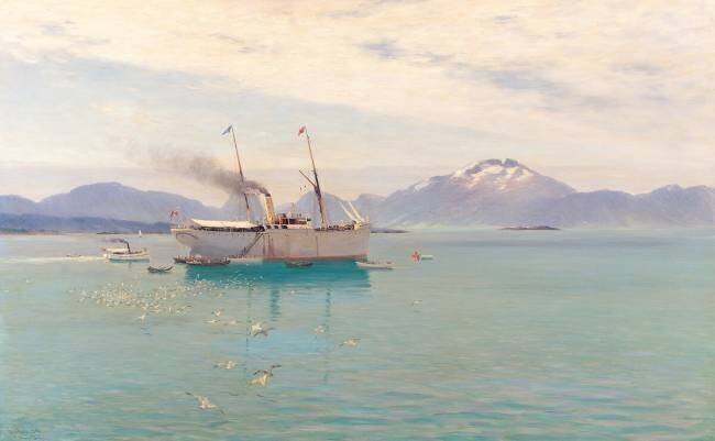 Summer Morning at Molde Johannes Martin Grimelund