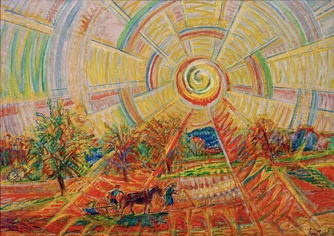 Sun with rainbow Nicolas Tarkhoff
