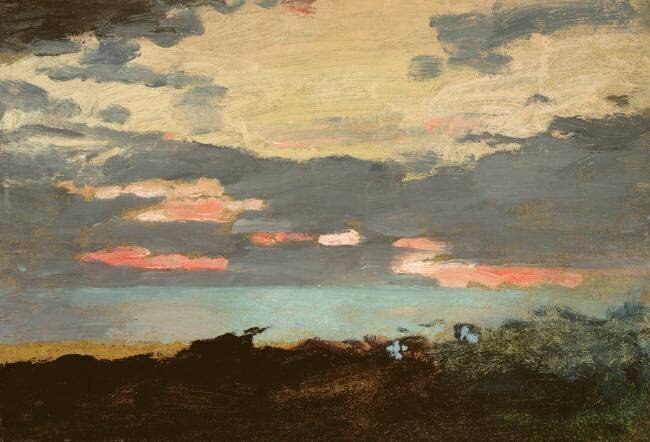 Sunset, Saco Bay Winslow Homer