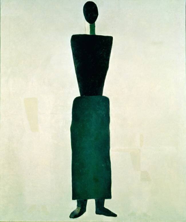 Suprematist Female Figure Kazimir Malevitch