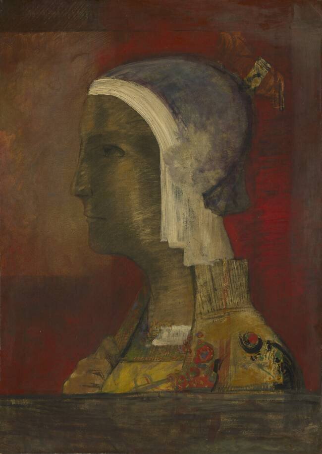Symbolic Head Odilon Redon