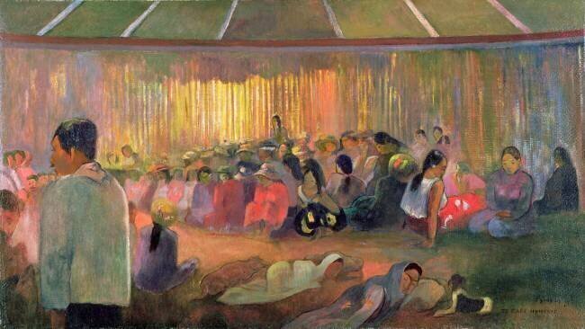 Te Fare Hymenee (The House of Hymns) Paul Gauguin