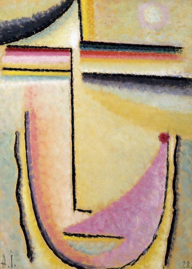 Tête abstraite Alexej von Jawlensky