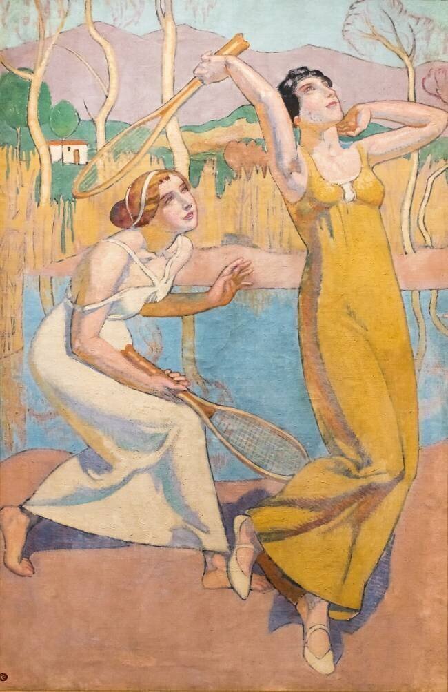 Tennis II, Nausicaa Maurice Denis