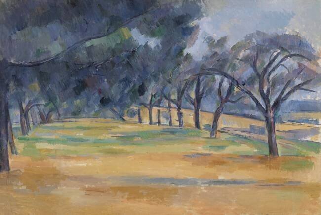 The Allee at Marines Paul Cézanne