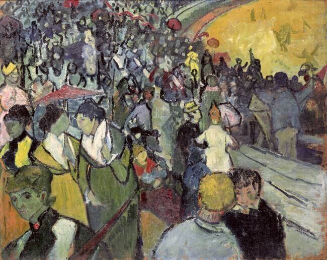 The Arena at Arles Vincent van Gogh