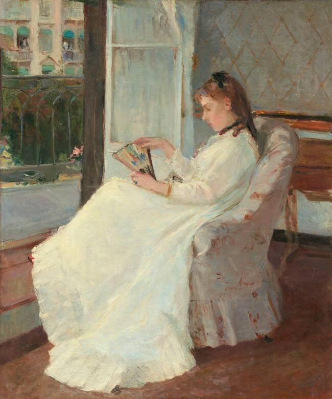 The Artist's Sister at a Window Berthe Morisot
