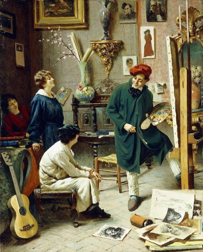 The Artist's Studio Pompeo Massani