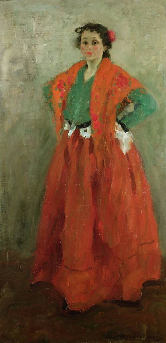 The Artist's Wife dressed as a Spanish Woman Alexej von Jawlensky