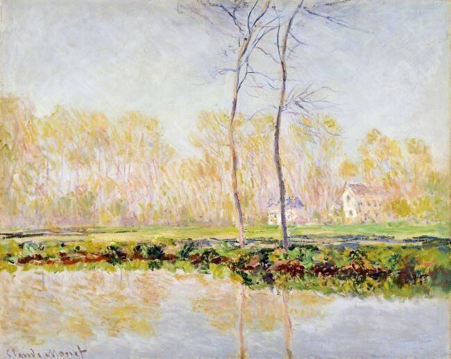 The Banks of the River Epte at Giverny Claude Monet